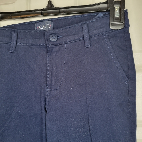 NWOT 3/$20 The Children’s Place  Girls Uniform Skinny Chino Pant, Tidal size 10 - Picture 5 of 6